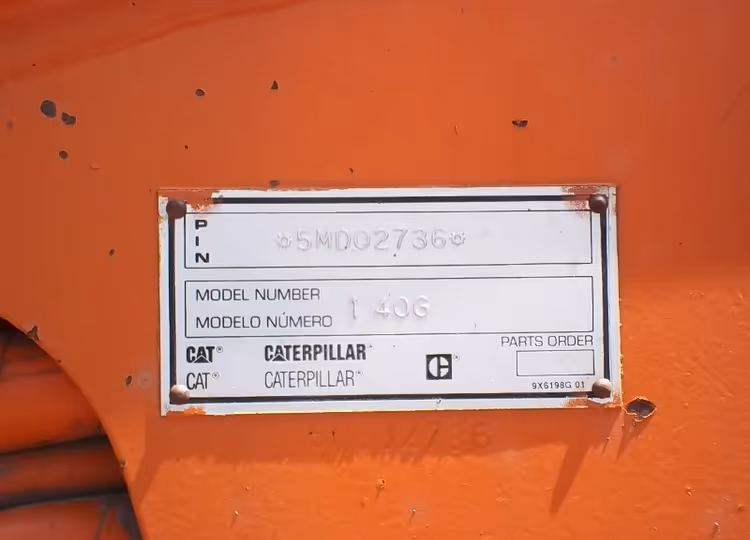 Cat 140G 5MD02736