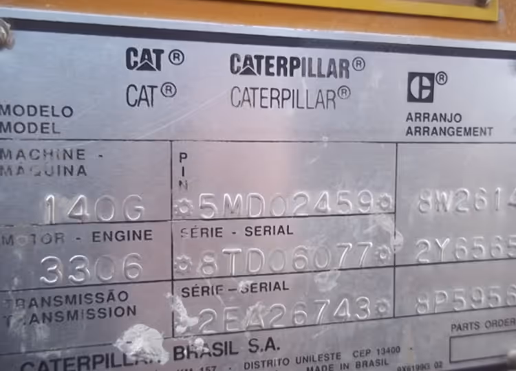 Cat 140G 5MD02459