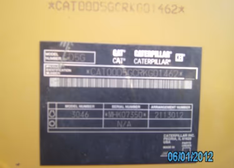 Cat D5GLGP RKG1462