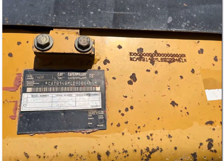 Caterpillar 140M CAT0140MLB9D00461