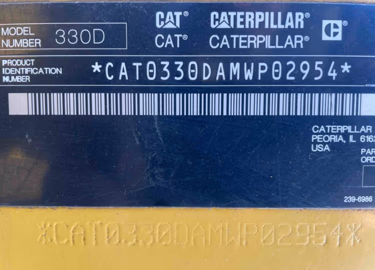 Caterpillar 330DL MWP02954