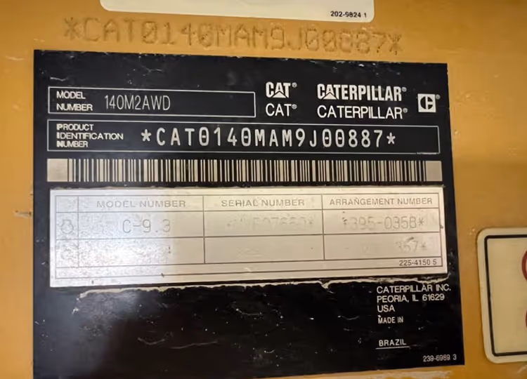 Caterpillar 140M2AWD M9J00887