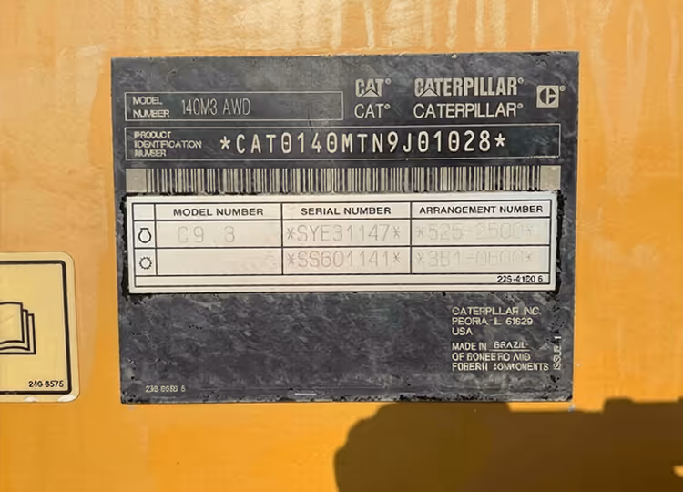Caterpillar 140M3 AWD N9J01028