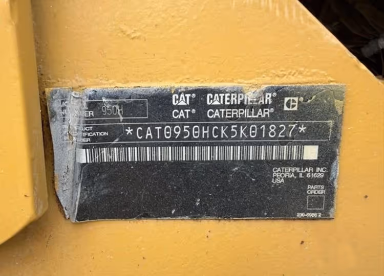 Caterpillar 950H CAT0950HCK5K01827