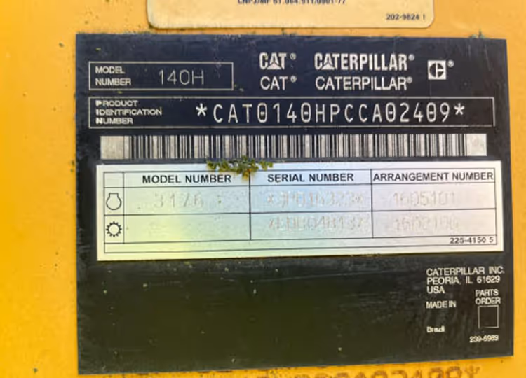Caterpillar 140H CCA02409