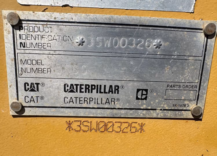 Caterpillar 966G 3SW00326