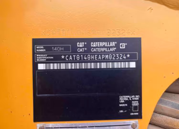 Caterpillar 140H APM02324