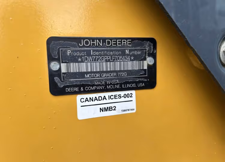 John Deere 772GP 1DW772GPPLF706434
