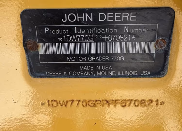 John Deere 770GP 1DW770GPPFF670821