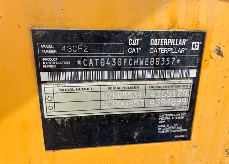 Caterpillar 430F2 HWE00357