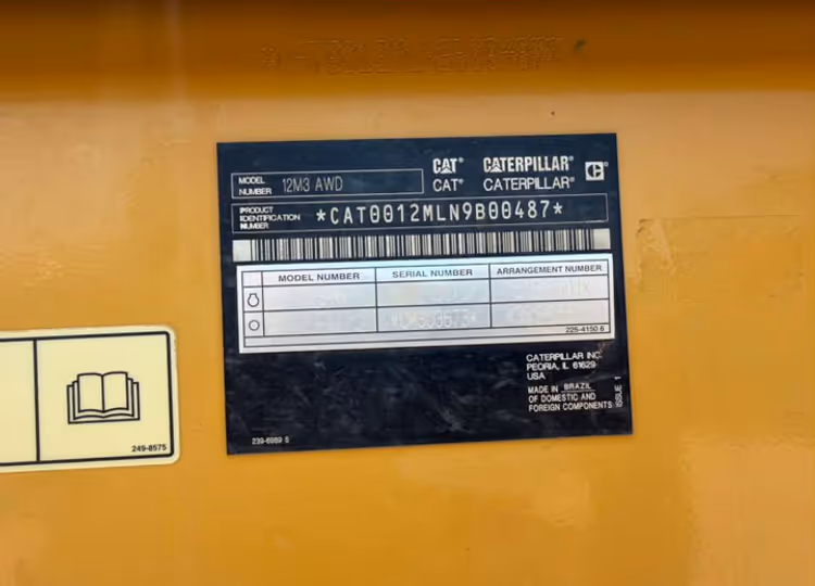Caterpillar 12M3AWD N9B00487
