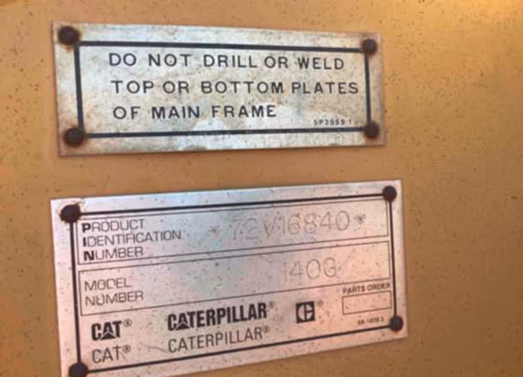 Caterpillar 140G 7216840