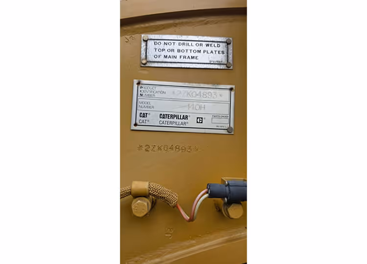 Caterpillar 140H 2ZK04893