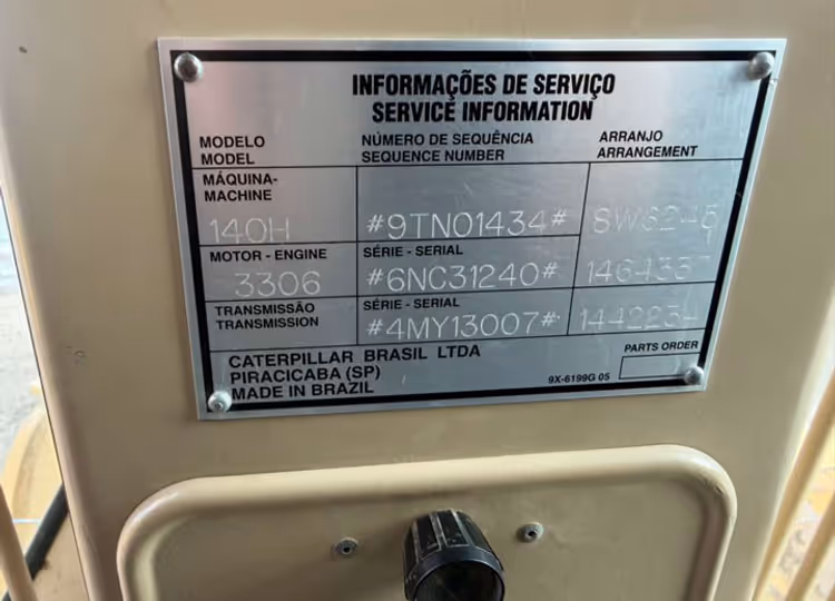 Caterpillar 140H 9TN01434