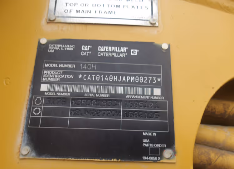 Caterpillar 140H APM00273