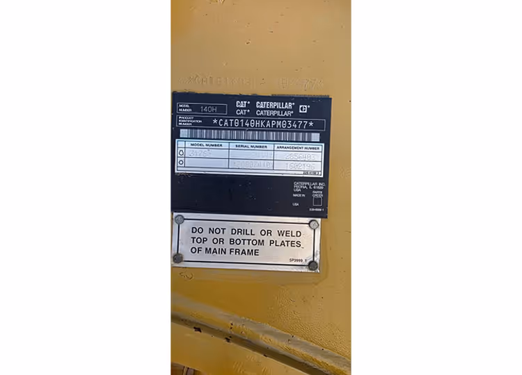 Caterpillar 140H APM03477