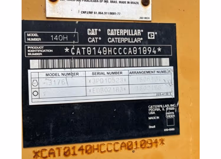 Caterpillar 140H CCA01094