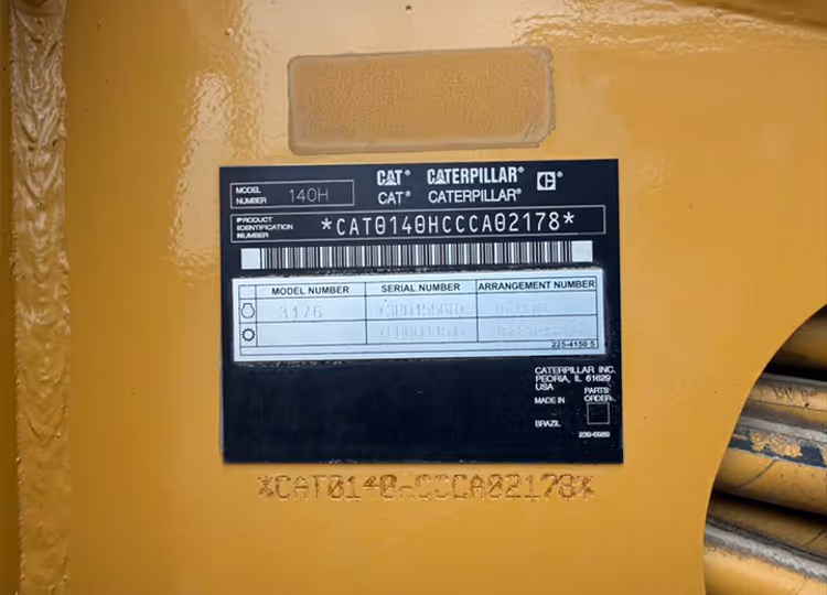Caterpillar 140H CCA02178