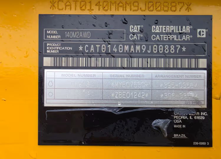 Caterpillar 140M2AWD M9J00887