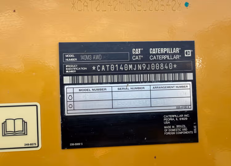 Caterpillar 140M3 AWD N9J00840