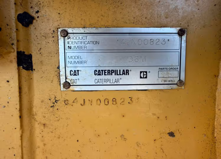 Caterpillar D6M LGP 4JN00823